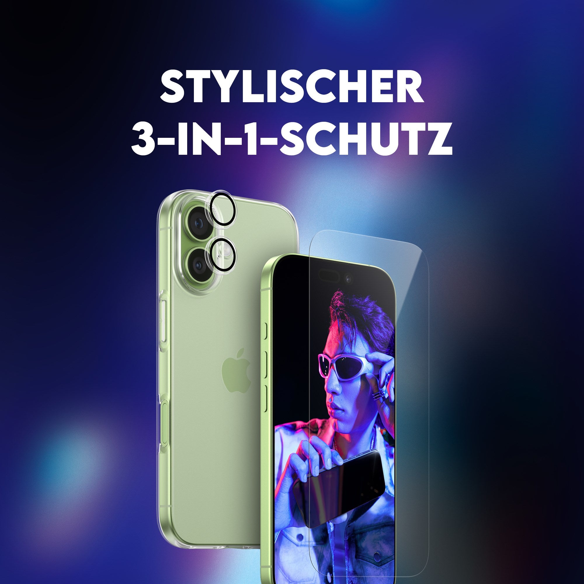 SAFE. | CARE™ by PanzerGlass® 3-in-1 Combo Set iPhone 17
